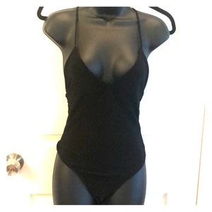 Low v neck bodysuit.